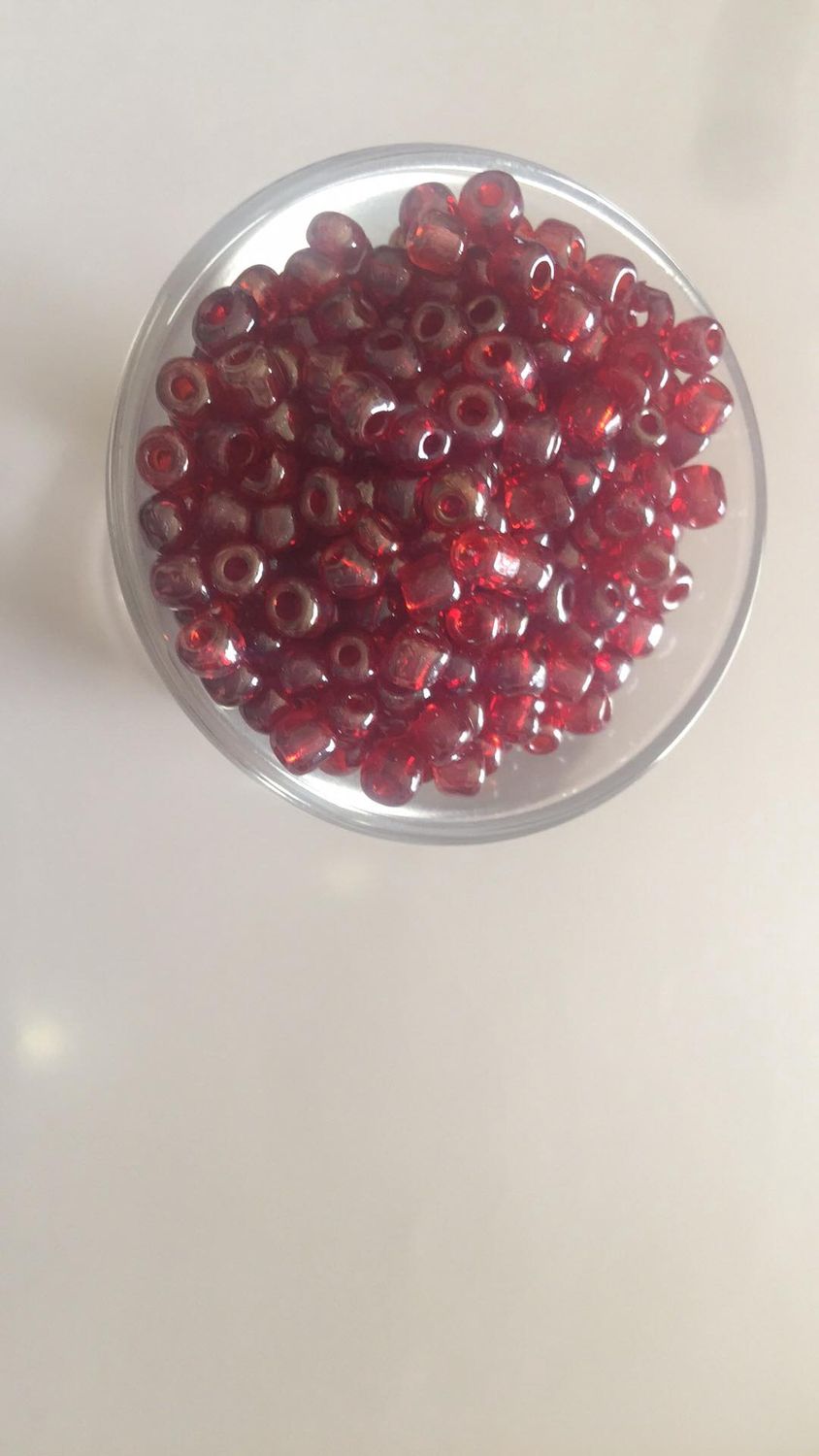 Seed Bead - Dark Red Lustre 6/0