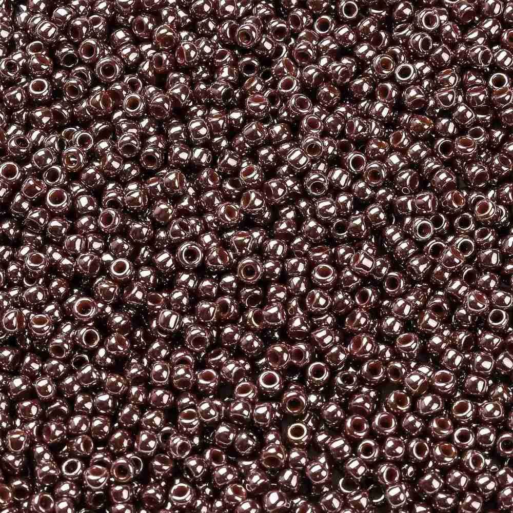 Seed Bead TOHO - Opaque Brown Gold Luster 11/0 (Per 5gm)