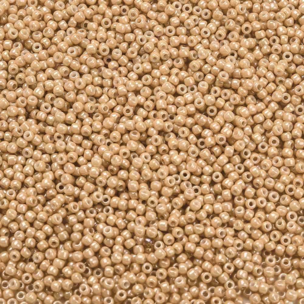 Seed Bead TOHO - Opaque Luster Dark Beige 11/0 (Per 5gm)