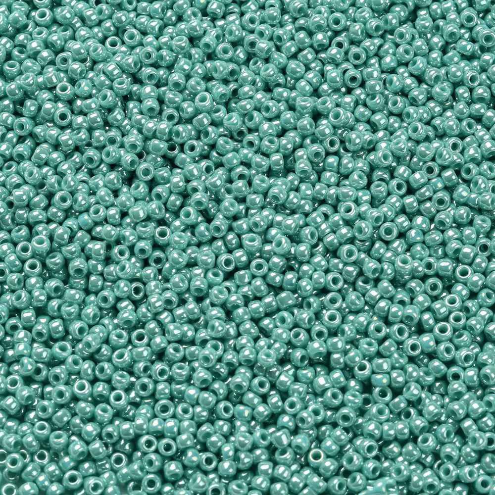 Seed Bead TOHO - Opaque Luster Turquoise 11/0 (Per 5gm)