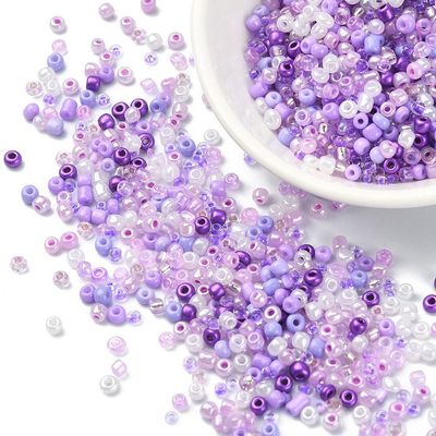 Seed Bead - Medium Purple Mix 8/0