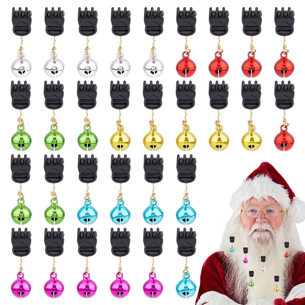 Christmas Beard Bells - Mixed 43mm