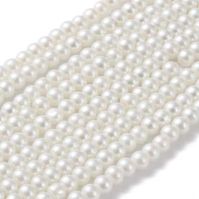 GB Pearl Round - White 4-5mm