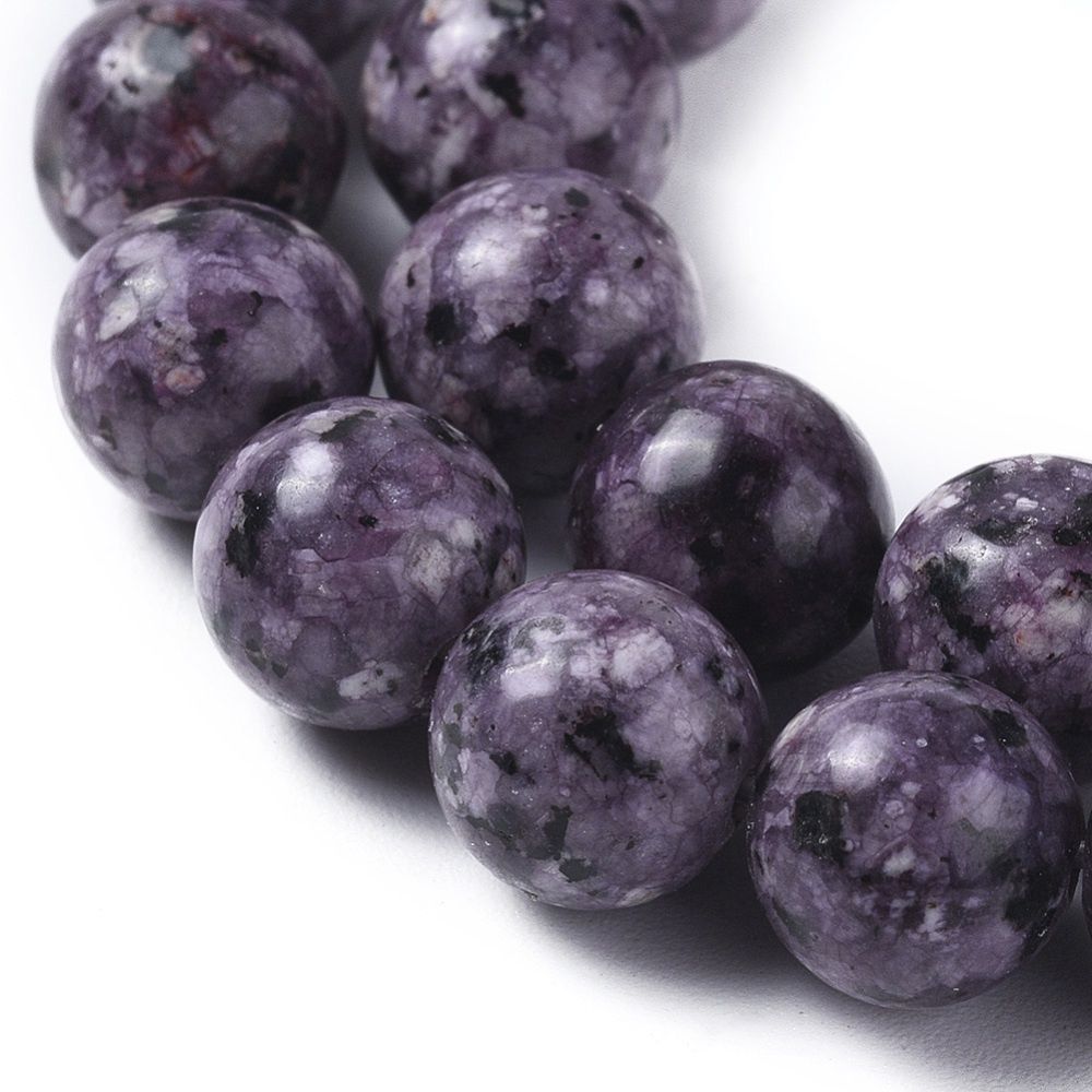Purple Labradorite Round (Dyed) -  8mm