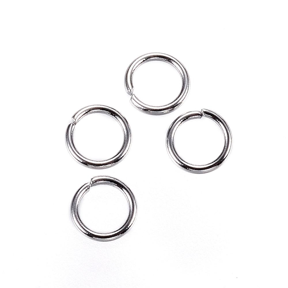 304 SS Jump Ring - Silver 4mm