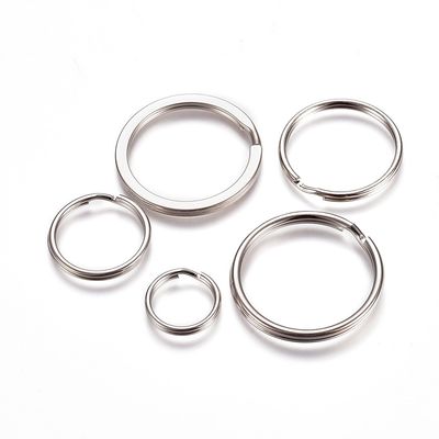 Split Ring - Mixed Silver