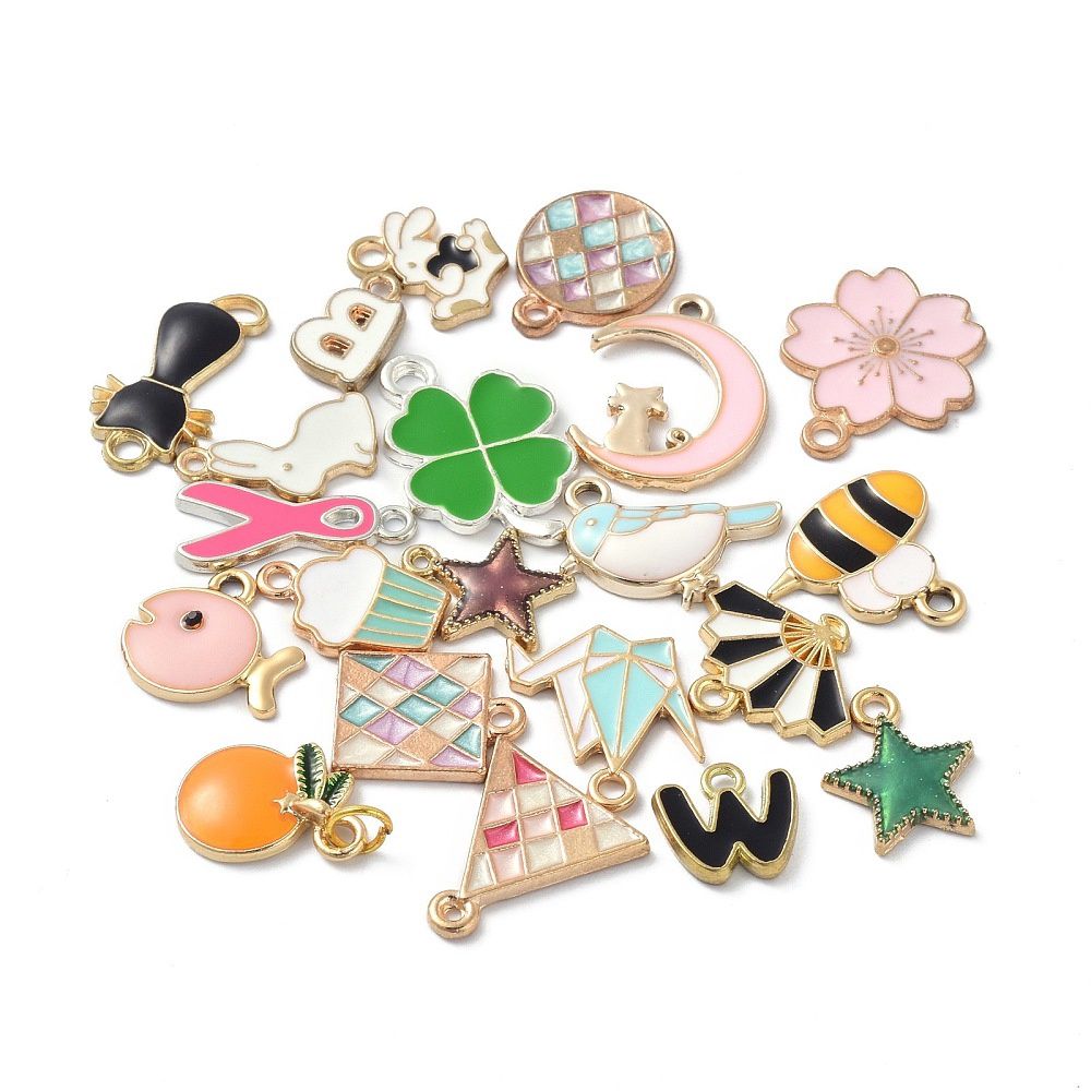 Enamel Charm Mix - 11-23mm