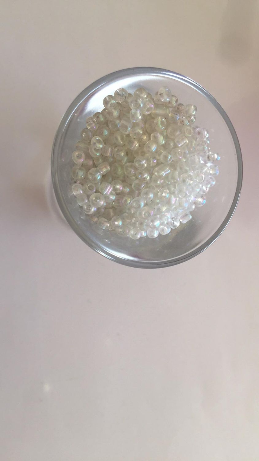 Seed Bead - Clear AB 8/0