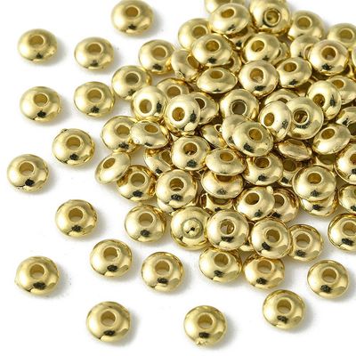 MP Spacer Rondelle - Gold 5x2mm