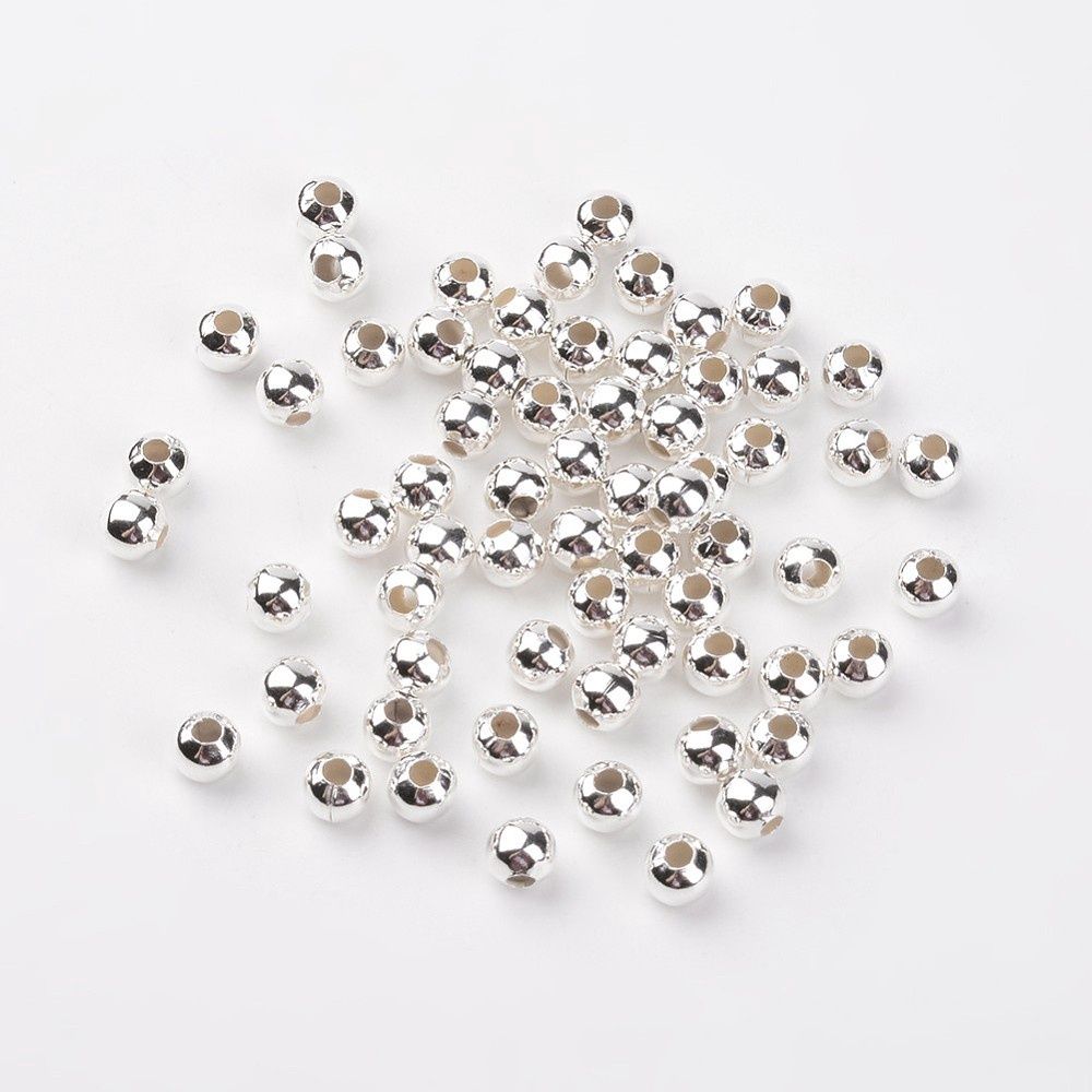 Metal Dots - Silver 6mm
