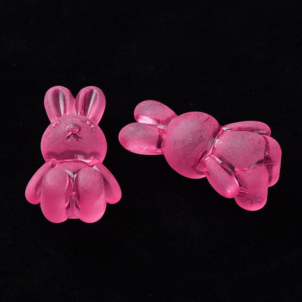 BG Frosted Rabbit - Mixed 24.5x14.5mm
