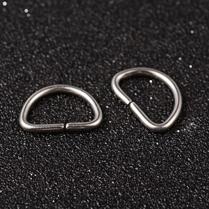 304 SS D Rings - Silver 10x14mm