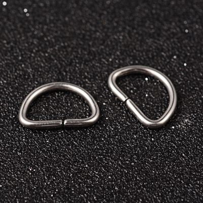 304 SS D Rings - Silver 10x14mm