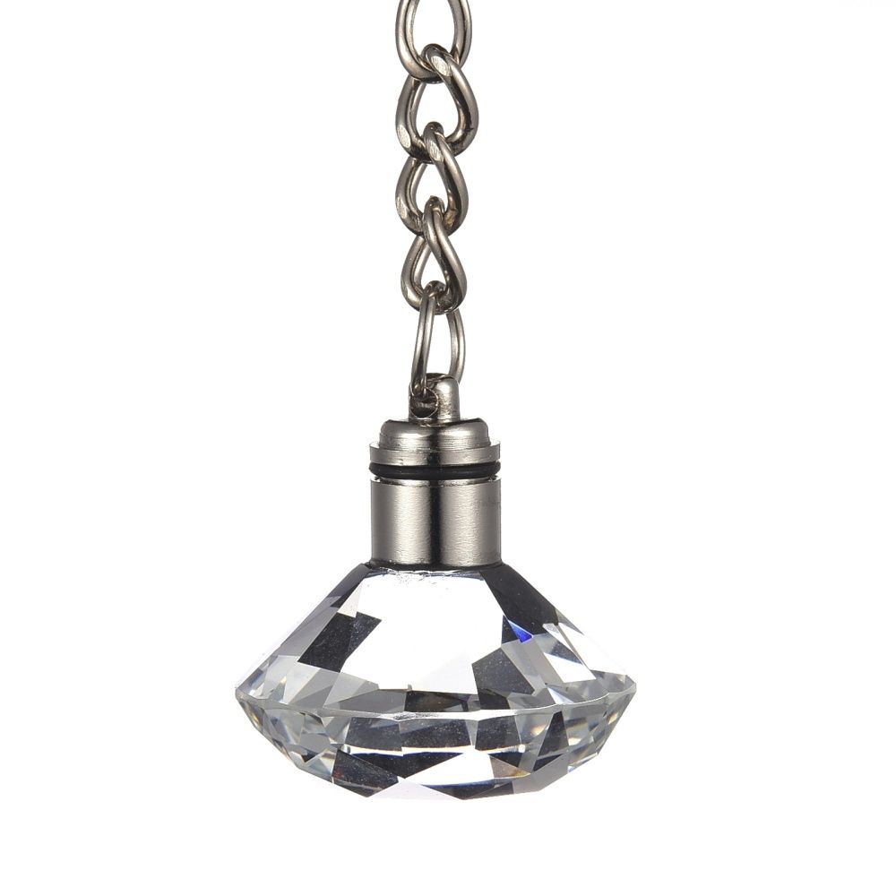 Statement Light Up Diamond Keyring