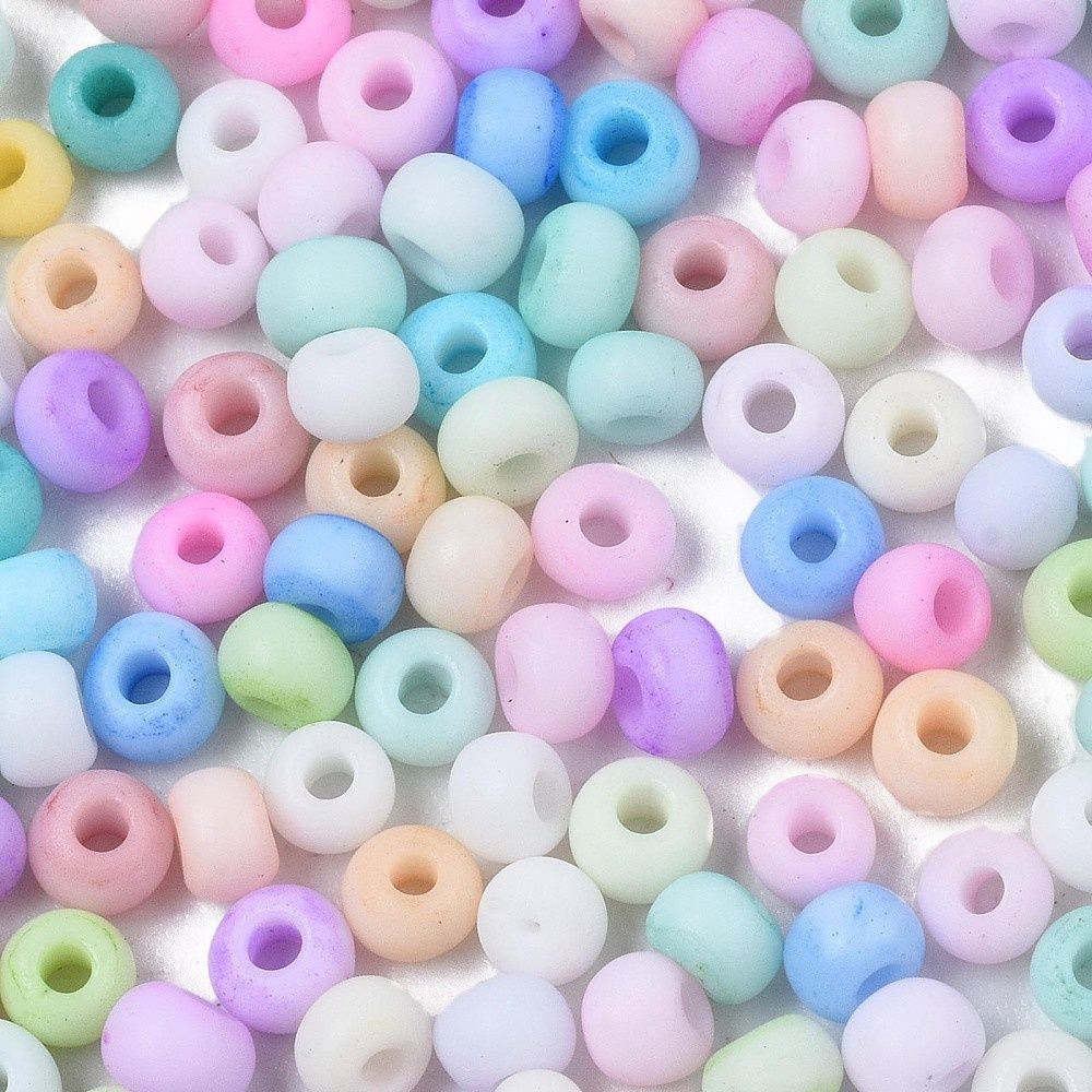Seed Bead - Frosted Pastel Mix 8/0