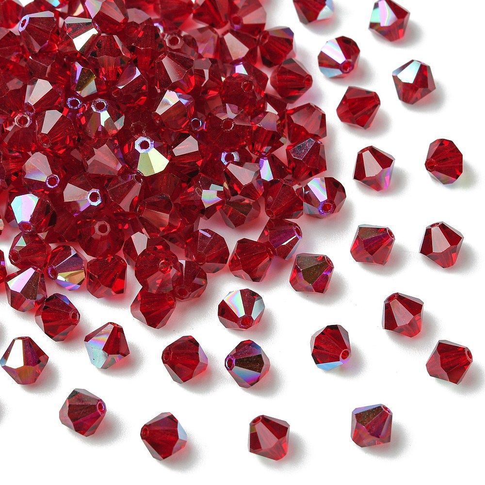 Preciosa Bicone - Siam AB 6mm