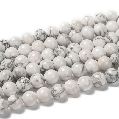 Howlite Round - White 8mm