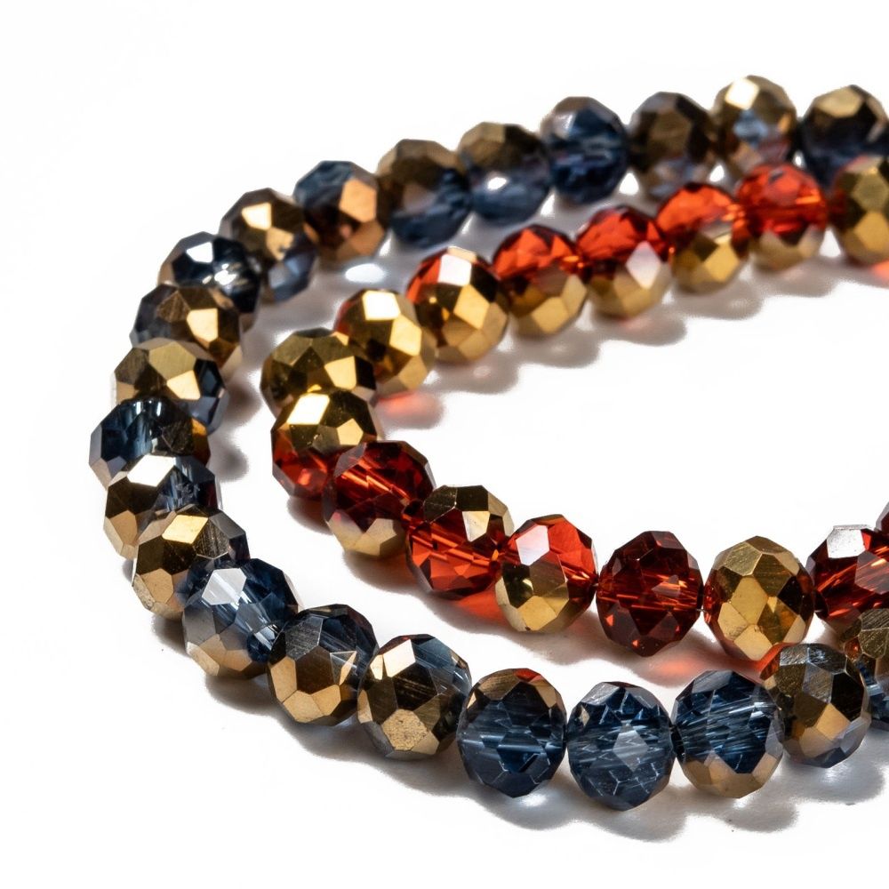 Cushion - Half Golden Plated Mix 6x5mm