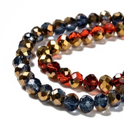 Cushion - Half Golden Plated Mix 6x5mm