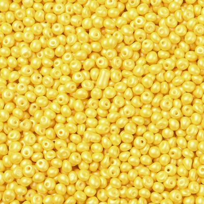 Seed Bead Teardrop - When Life Gives You Lemons &amp; Pumpkins 6/0 (Per 5g)