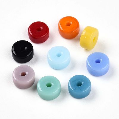 Flat Round Spacer Disc - Mixed 6x3mm