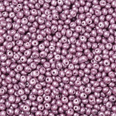 Seed Bead Teardrop - Queen Rose Pure Purple 6/0 (Per 5gm)