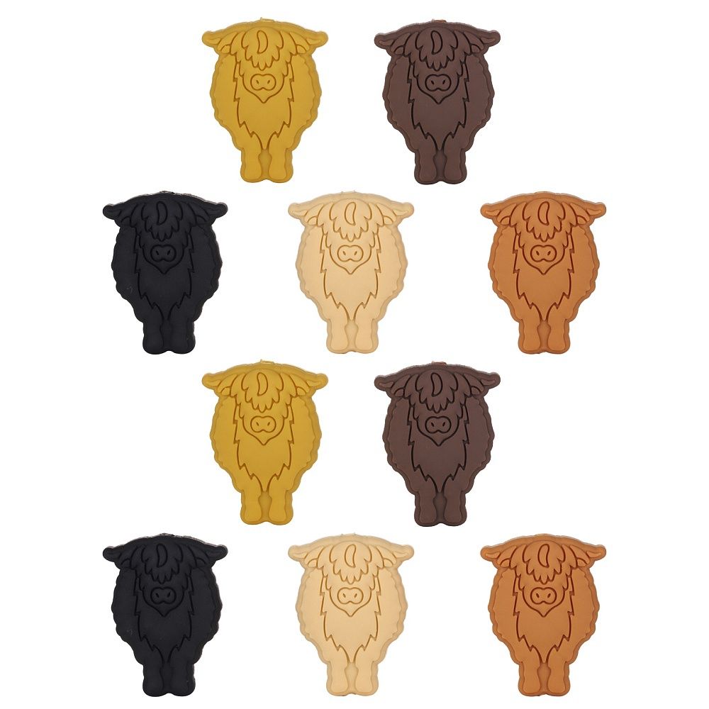 Silicon Cutie Cow Earrings