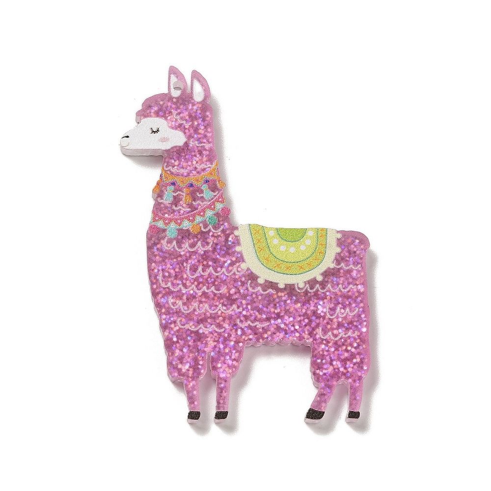 Pink Lama Earrings