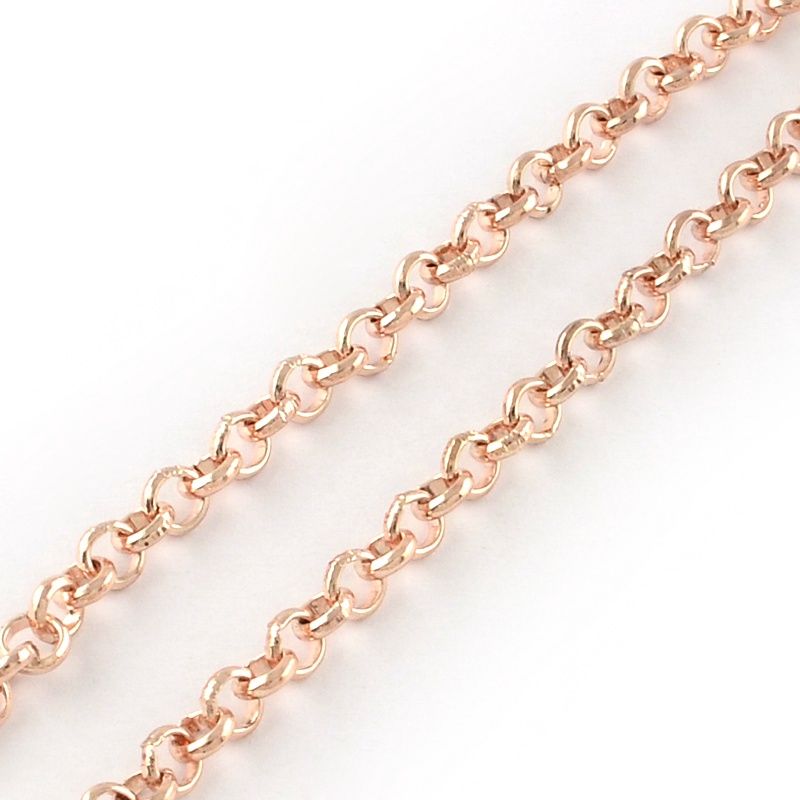 Belcher Chain - Rose Gold 4.2x12mm (Per Metre)