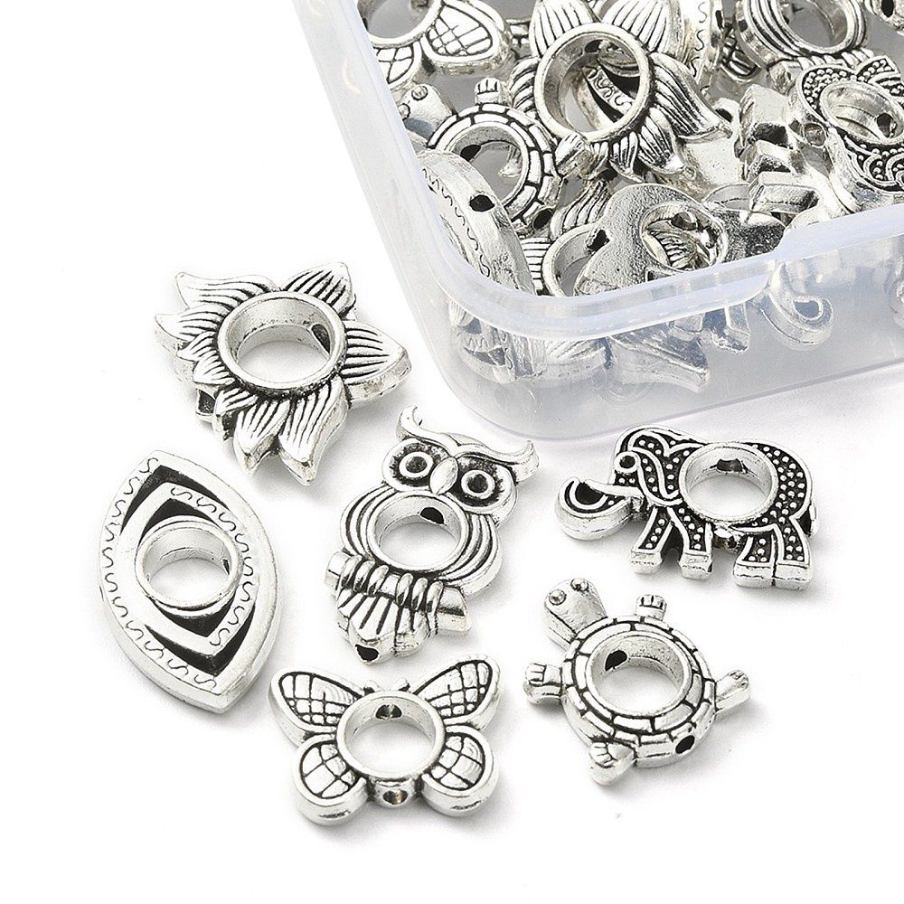 TS Animal &amp; Shapes Bead Frame - Silver 11.5-20mm