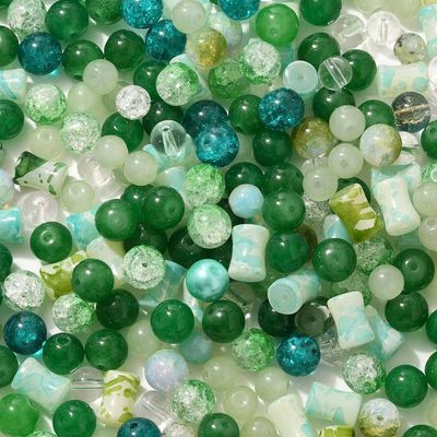 Live Bead Mix - Dark Green 8-10mm (50gm)