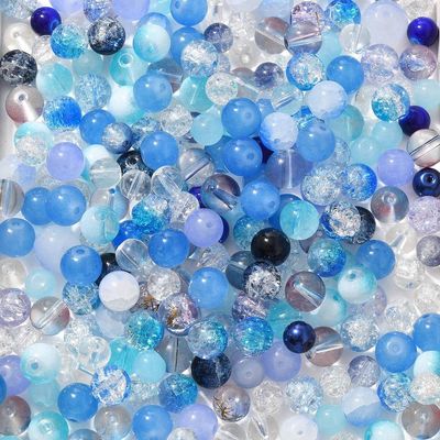 Live Bead Mix - Dodger Blue 8-10mm (50gm)