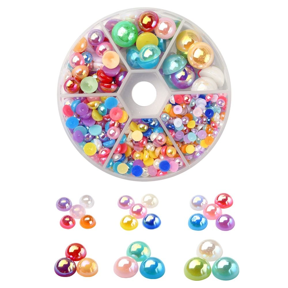 TCH - Pearl Cabochon Mixed AB 4-12mm x 600