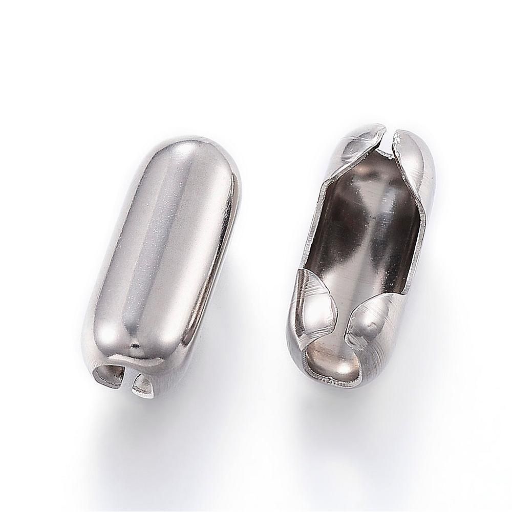 304 SS Vajoiner - 13x6mm (Fit 4.5mm Ball Chain)