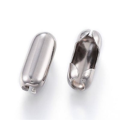 304 SS Vajoiner - 13x6mm (Fit 4.5mm Ball Chain)