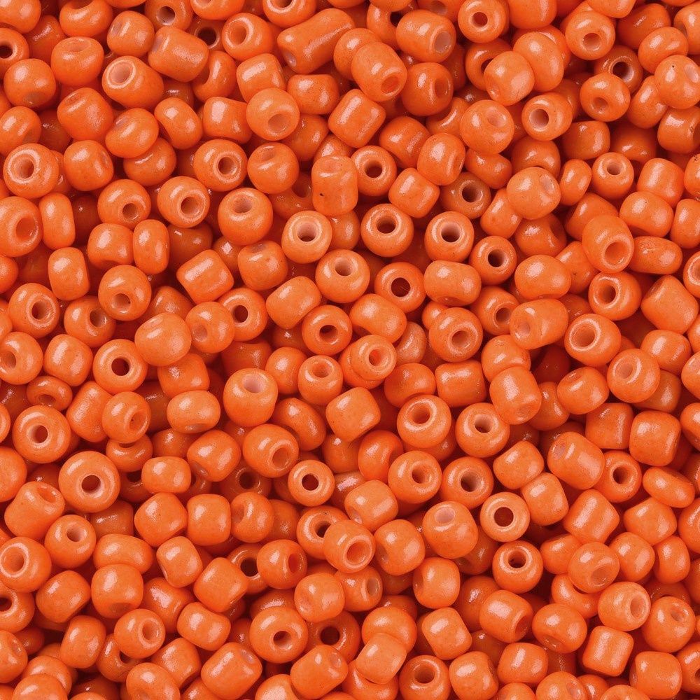 Seed Bead - Orange Red 6/0