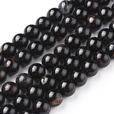 Black Tourmaline Round - 8mm
