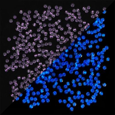 Seed Bead - Glow in Dark Plum (Blue) 11/0 (Per 5gm)