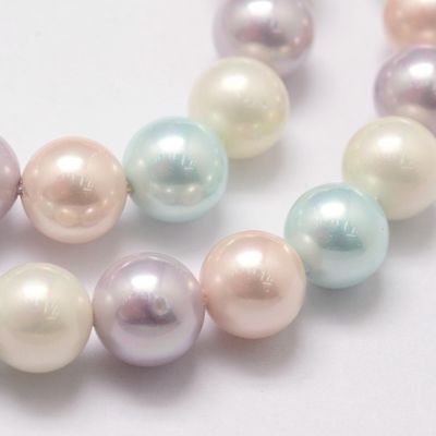 Shell Based Pearl - A Grade Pastel Mix 8mm