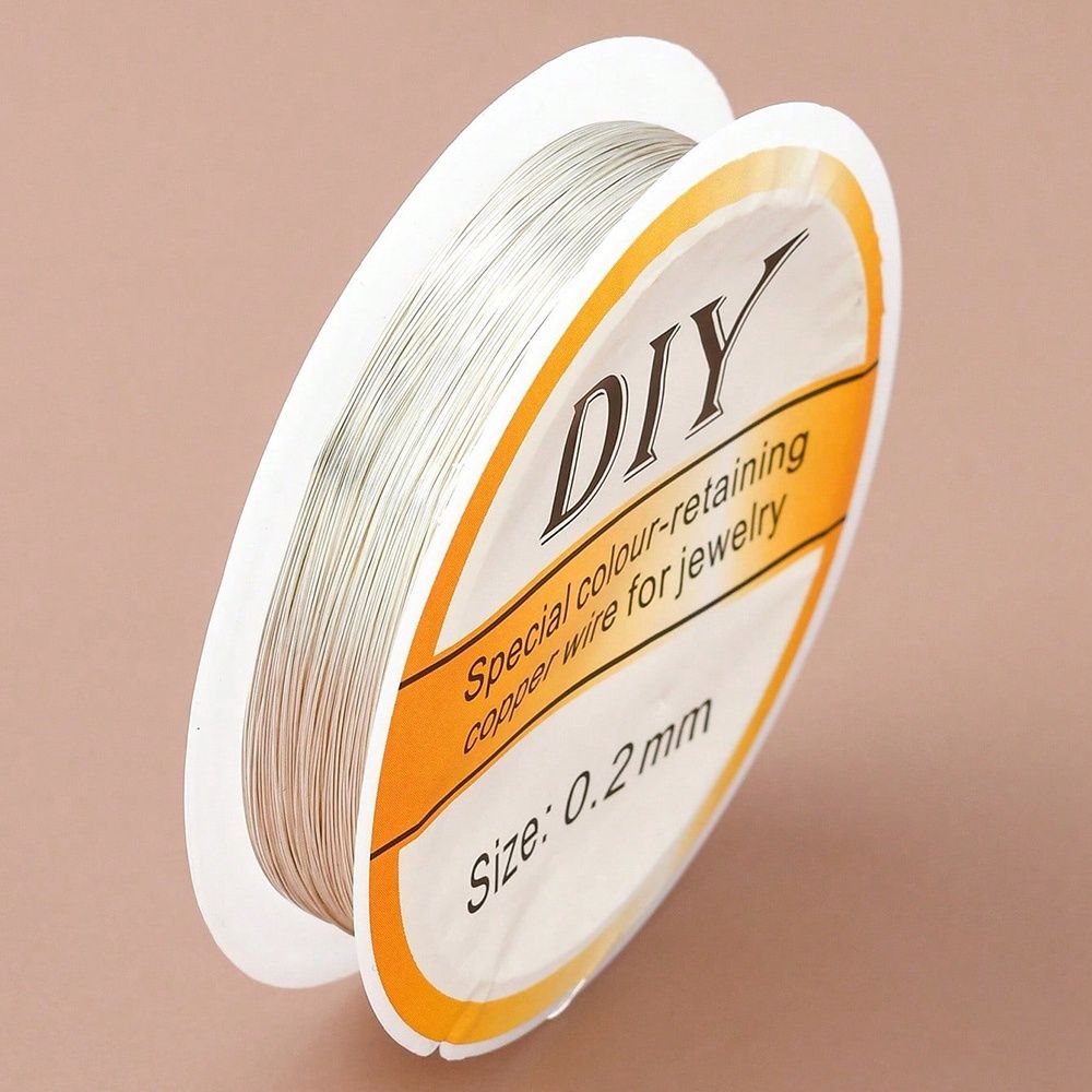 Silver Wire - 32 Gauge (0.2mm) x 25m