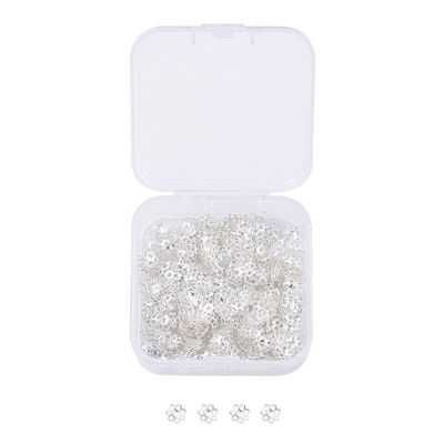 Finding Inspiration Kit - 500 Piece Silver Filigree Bead Cap 6mm