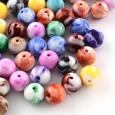 Acrylic Marbled Tiff - Mixed 8mm