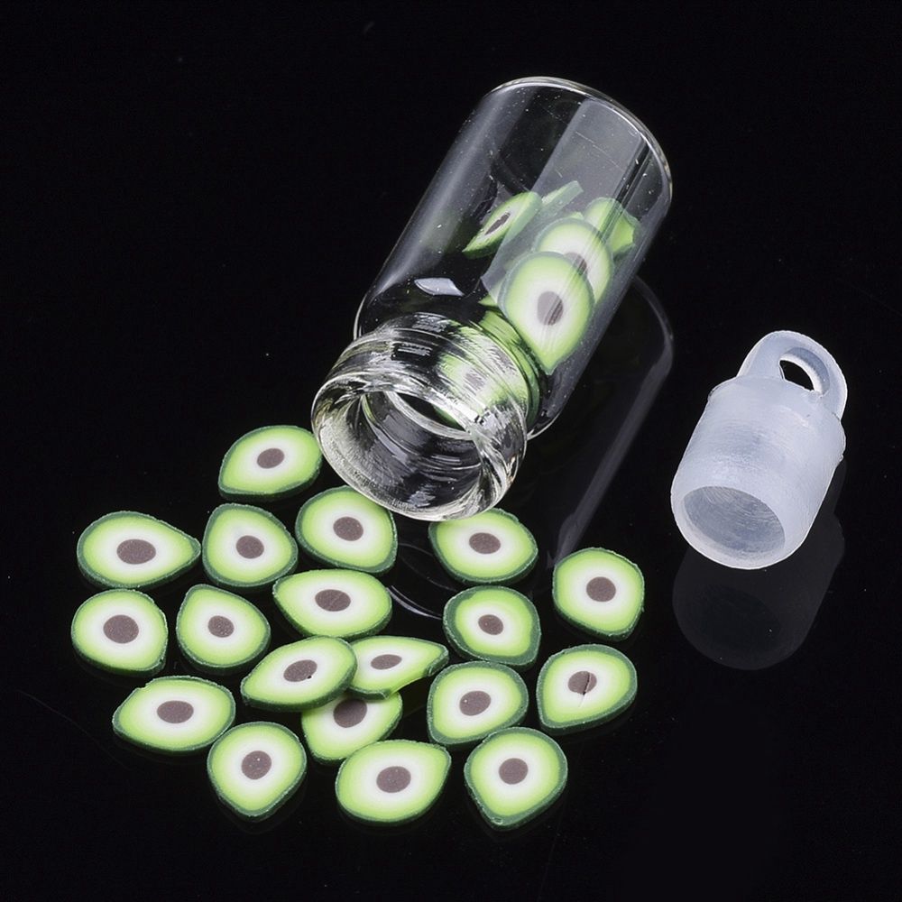 Avocado Cabochon Slices - 4-8mm x 5mm