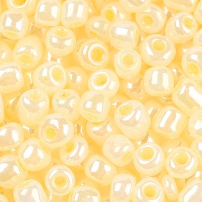 Seed Beads - Opaque Lemon Chiffon 6/0