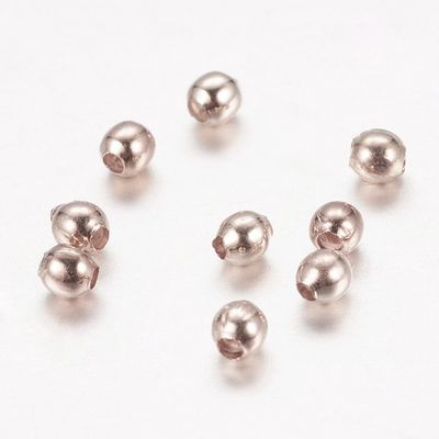 Metal Dot Spacer - Rose Gold 2.5mm