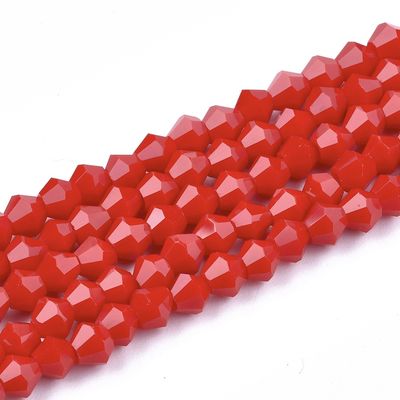 Bicone - O Red 4mm