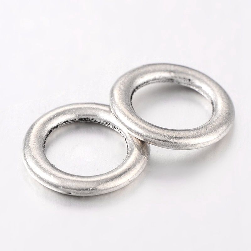 Linking Ring - Alloy Antique Silver 14.5mmx2mm