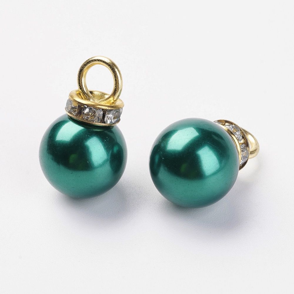 BG Pearl &amp; Rhinestone Earrings