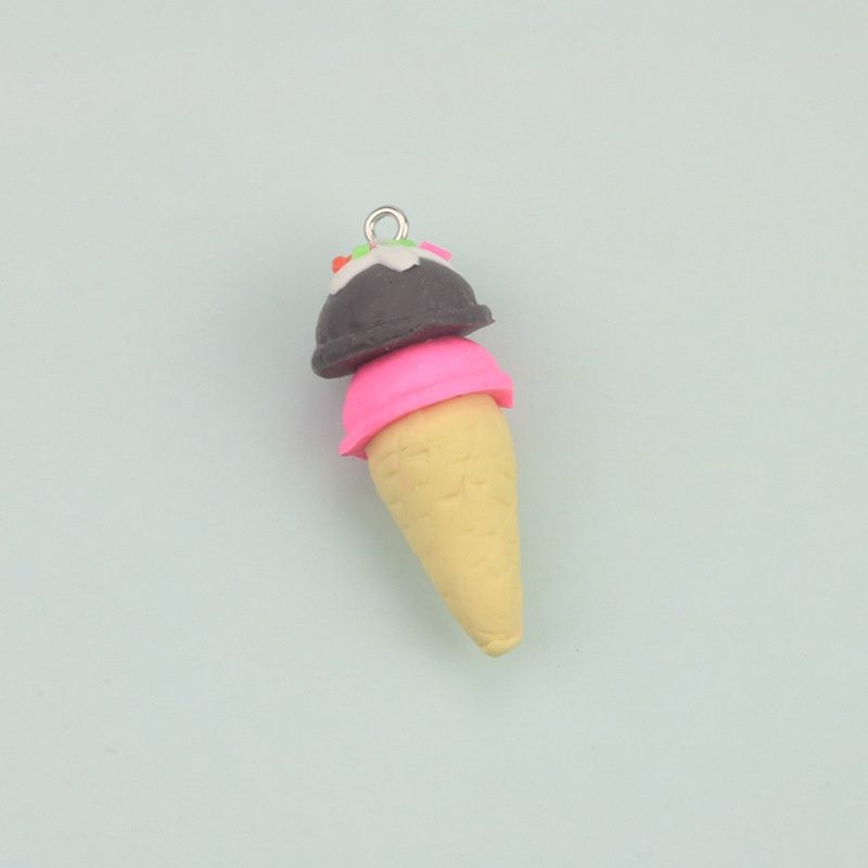 PC Pink &amp; Chocolate Ice Cream Earrings
