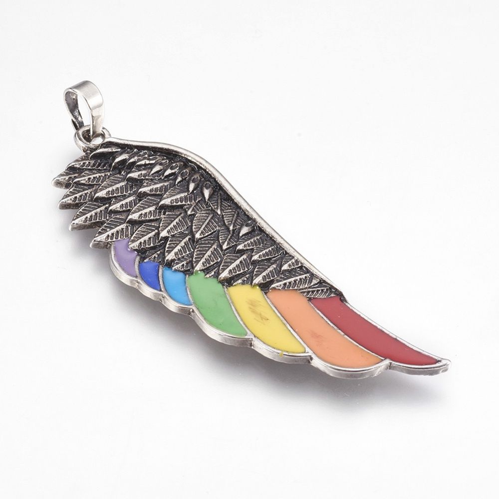 Rainbow Wing Necklace (S)